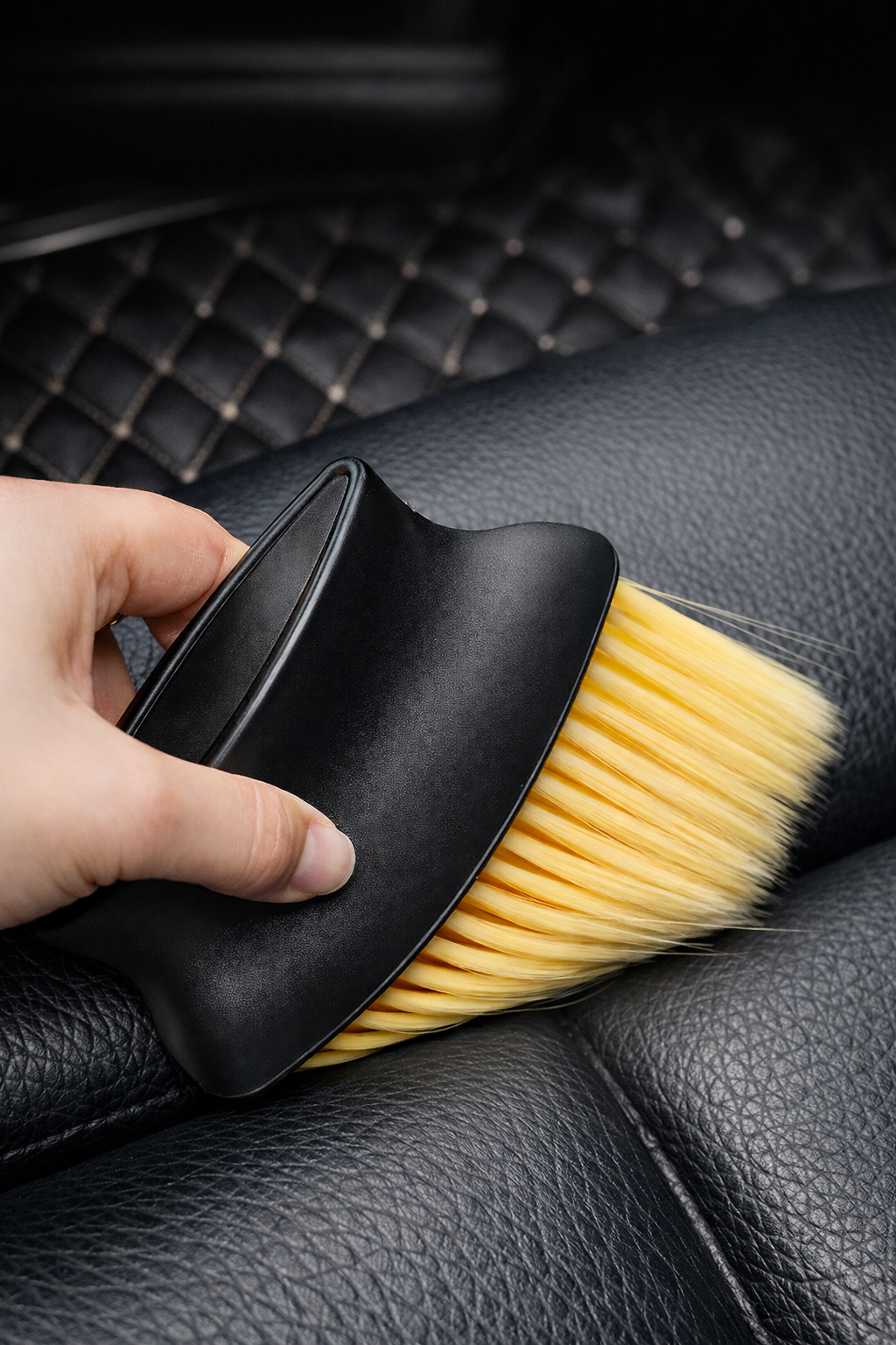 Precision Car Interior Cleaning Brush